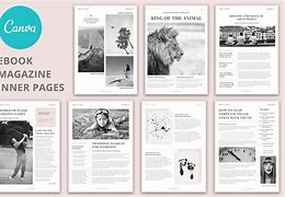 Image result for Magazine Cover Template Canva