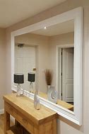 Image result for Large White Modern Wall Mirror