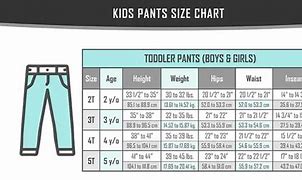 Image result for Kids Jeans Size Chart