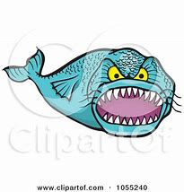 Image result for Mean Fish Clip Art