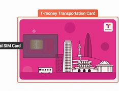 Image result for T-Money Card with Sim Card