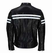 Image result for Black Leather Racing Jacket