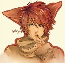 Image result for Anime Boy with Wolf Ears and Tail