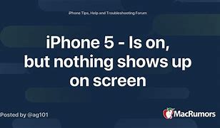 Image result for iPhone with Nothing On Screen