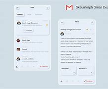 Image result for Skeuomorphism Gmail