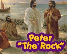 Image result for Jesus Calls Peter Rock