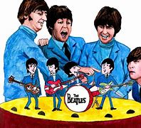 Image result for Beatles Cartoon Art