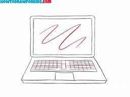 Image result for Laptop Outline Drawing