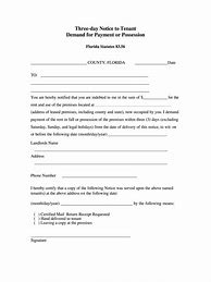 Image result for Florida Eviction Notice Template