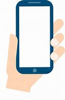 Image result for Mobile Phone in Hand Clip Art
