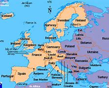 Image result for Western Europe Region Map