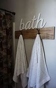Image result for Farmhouse Bathroom Towel Hooks