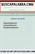 Image result for infaustamente