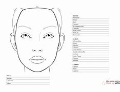 Image result for Botox Face Template