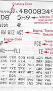 Image result for Audi Engine Codes Chart