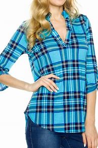 Image result for Plaid Tunic Top