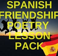 Image result for Spanish Poem About Friendship