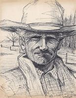 Image result for Old Farmer Drawing