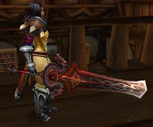 Image result for Red Two-Handed Sword WoW