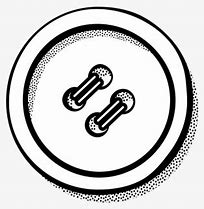 Image result for Cartoon Button Black and White