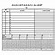 Image result for Cricket Score Sheet