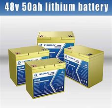 Image result for Lithium Battery 48V 50Ah