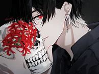 Image result for Anime Boy with Skull