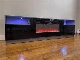 Image result for Electric Fireplace 80 Inch TV