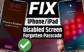 Image result for iPhone Disabled Forgot Passcode