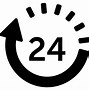 Image result for 24 Hour Logo Black