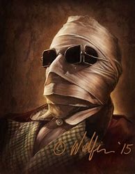 Image result for Universal Monsters Invisible Man Art