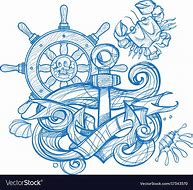 Image result for Anchor with Ship Wheel Tattoo Clip Art