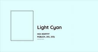 Image result for Light Cyan