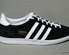 Image result for Adidas Gazelle Black and White