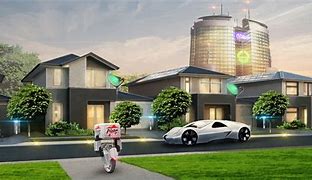 Image result for Futuristic Homes Colorful