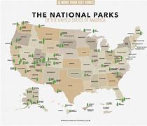 Image result for west coast national parks map