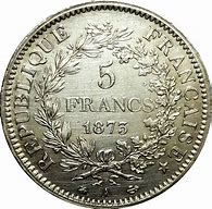 Image result for 5 French Francs