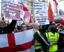 Image result for EDL and Israel Flag
