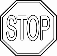 Image result for Stop Sign Clip Art