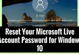 Image result for Account Live Password Reset