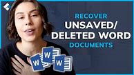 Image result for Unsaved Document Recovery