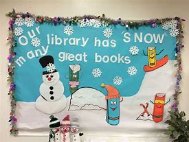Image result for Christmas Library Bulletin Board Ideas