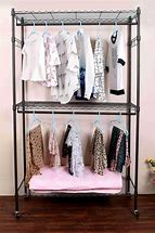 Image result for Clothes Rack with Shelves