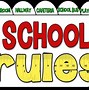 Image result for School Rules Clip Art