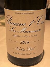 Image result for Nicolas Potel Beaune Marconnets