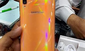 Image result for Samsung A70 Orange