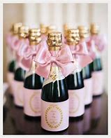 Image result for Personalized Mini Bottles of Champagne
