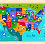 Image result for USA Map Kids