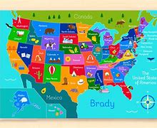 Image result for United States Map Kids