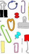 Image result for Cartoon Paper Clip and Staples Art